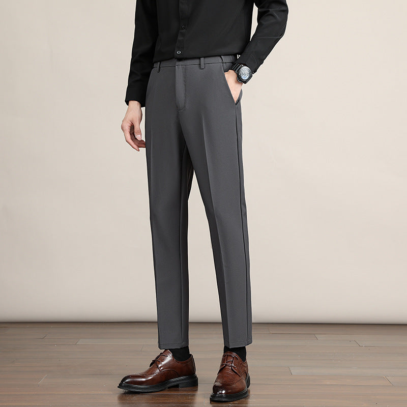 Business Drop-crotch Mens Suit Pants