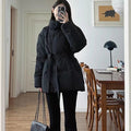 Lace-up Cotton Coat Jacket