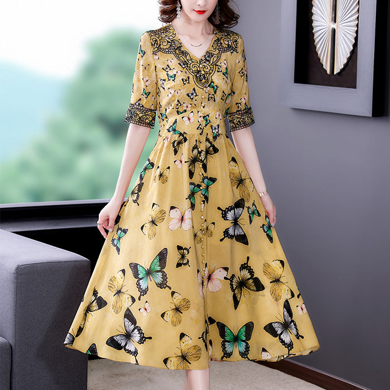 Summer V-neck Dress