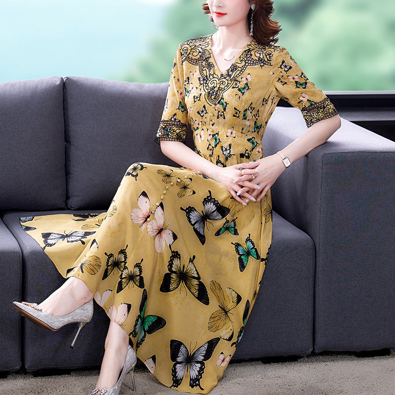 Summer V-neck Dress