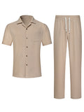 Solid-Colored Lapel Set