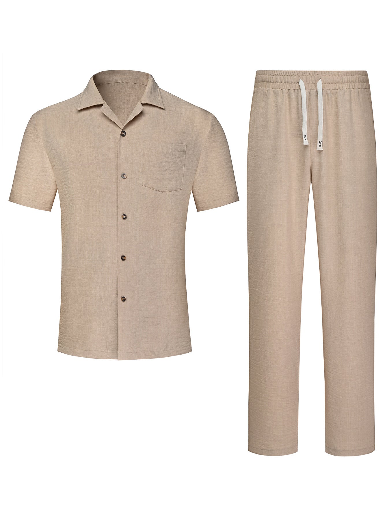 Solid-Colored Lapel Set