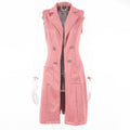 Suede Slim-fit Retro Vest