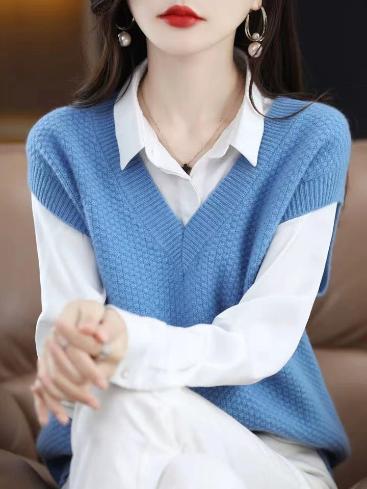 Knitted Sweater Vest