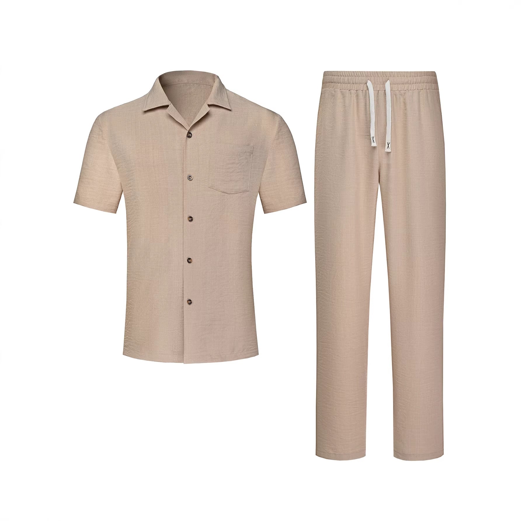 Solid-Colored Lapel Set