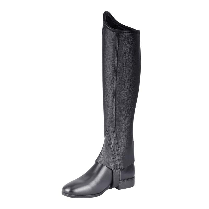 Cowhide Equestrian Riding Leg Guard Boots