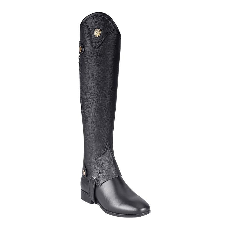 Cowhide Equestrian Riding Leg Guard Boots