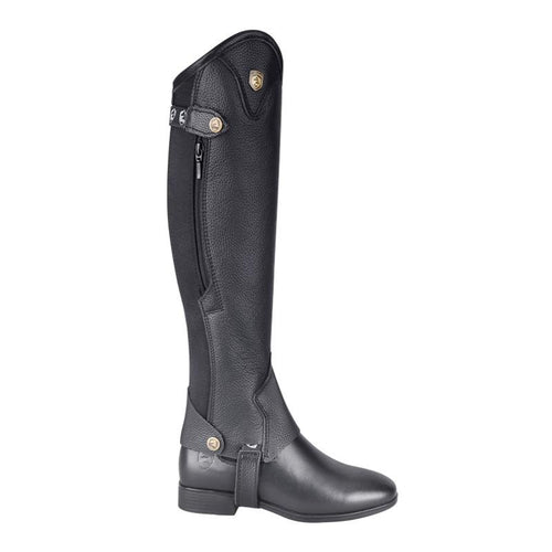 Cowhide Equestrian Riding Leg Guard Boots