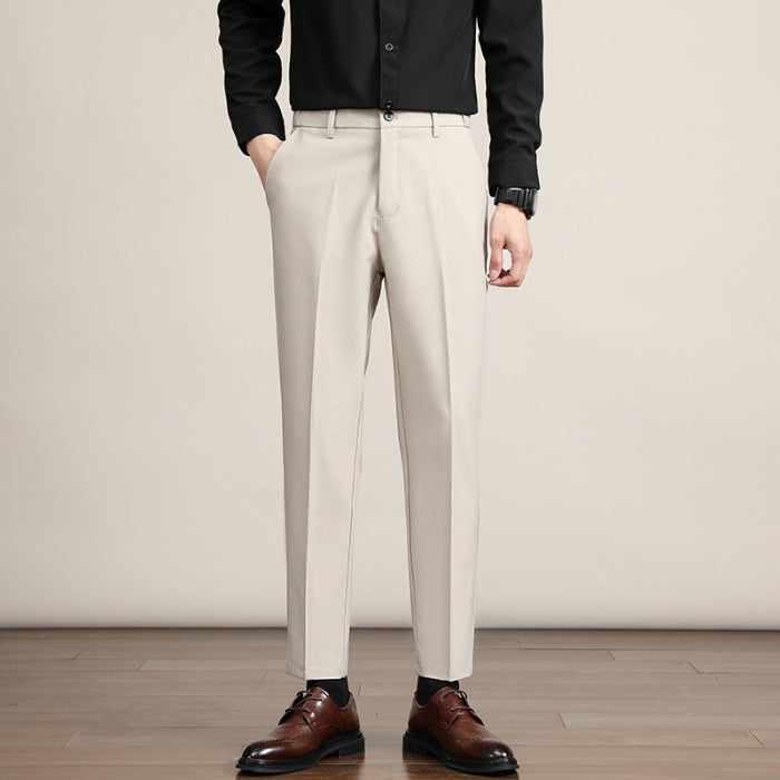 Business Drop-crotch Mens Suit Pants