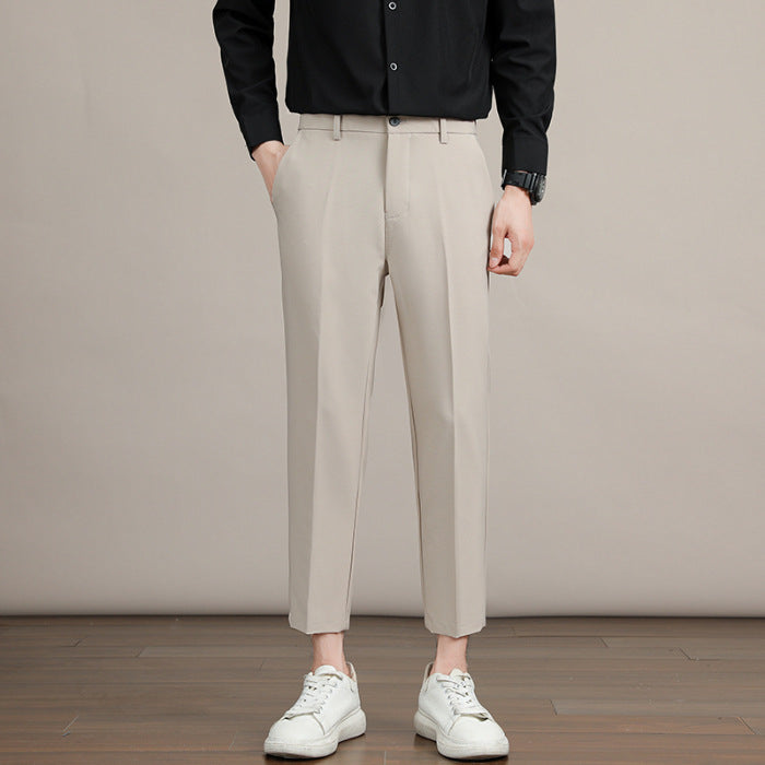Business Drop-crotch Mens Suit Pants