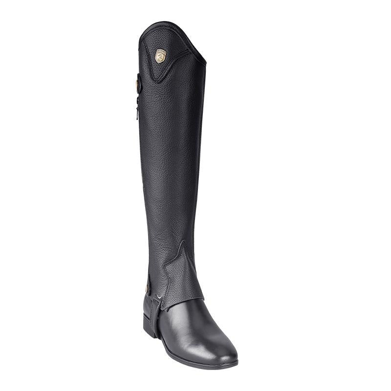 Cowhide Equestrian Riding Leg Guard Boots