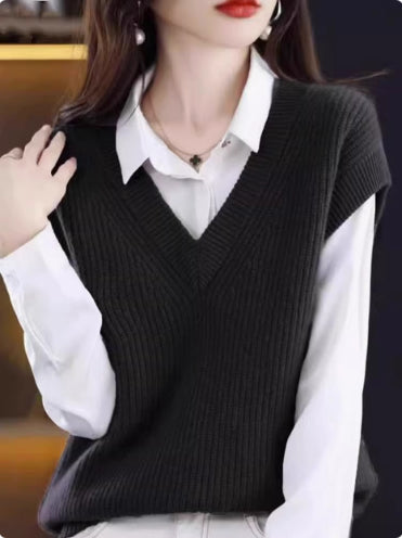 Knitted Sweater Vest