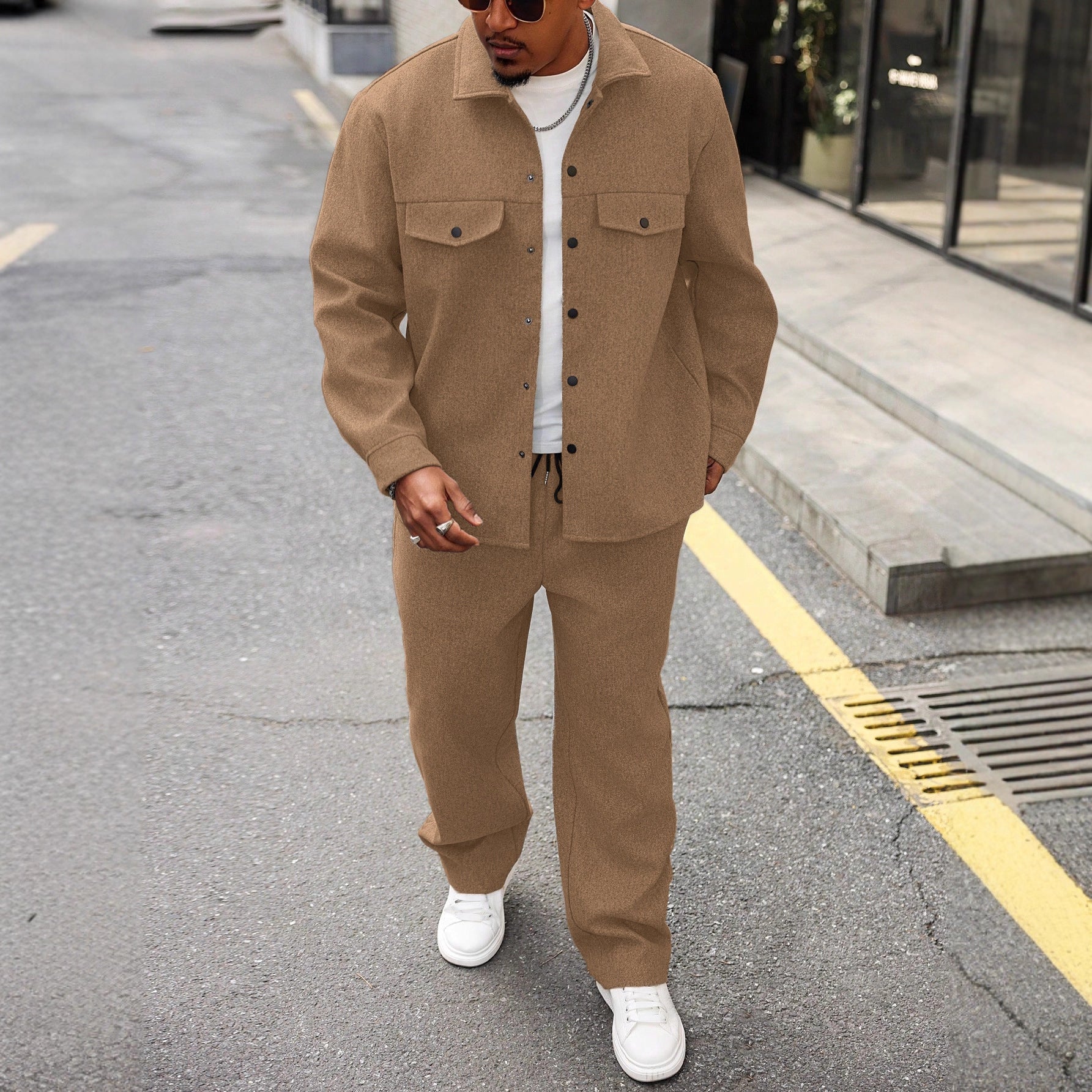 Mens Casual Cargo Set