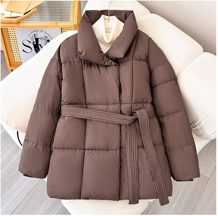 Lace-up Cotton Coat Jacket