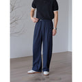Mens Wide Leg Relaxed Fit Pants